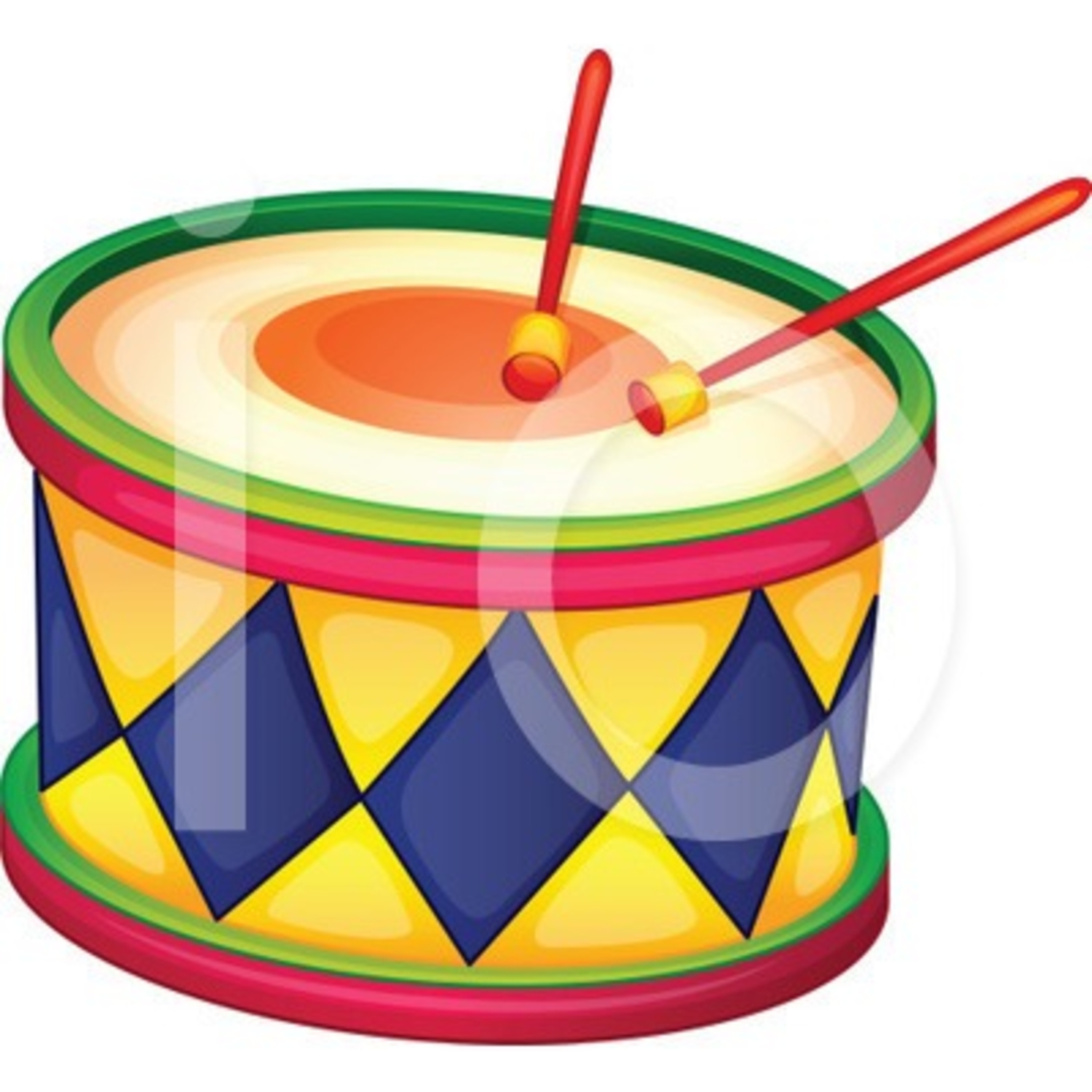 1500x1500 Cartoon Drum Clipart