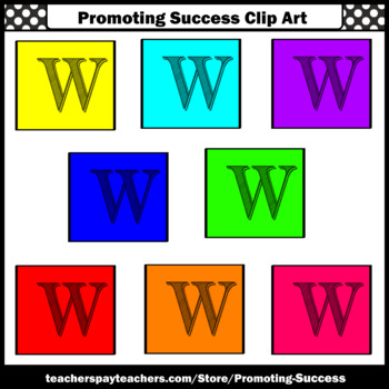 350x350 Letter W Clipart, Alphabet Clip Art, Letter Sounds Sps By