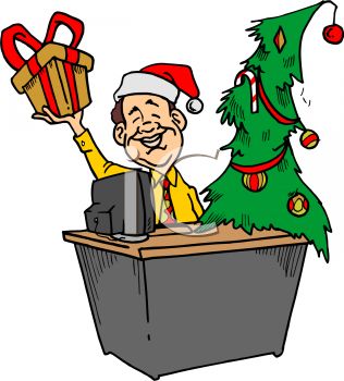 316x350 Santa Clipart Desk