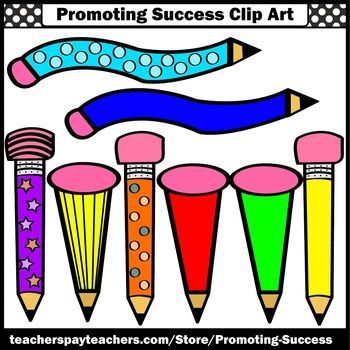 350x350 Wacky Pencils Clip Art, Writing Clip Art, Newsletter Clipart, Sps