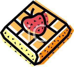 300x272 Waffle With Strawberries