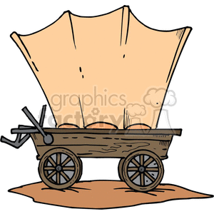300x300 Covered Wagon Clipart