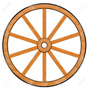 300x300 Old Wagon Wheels Clipart Free Images