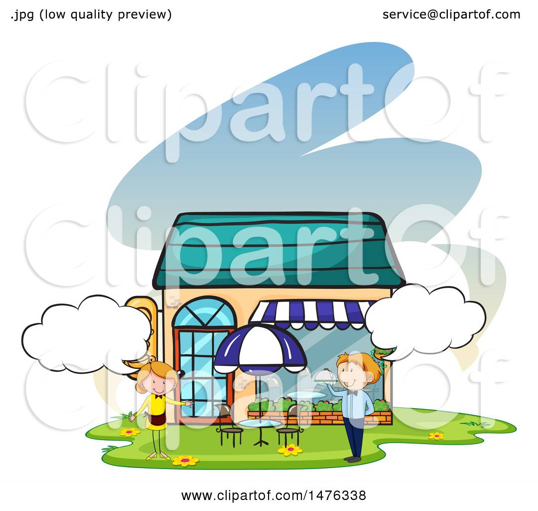 1080x1024 Clipart Of A Waiter And Waitress