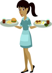 214x300 Free Waitress Clipart Image 0071 1002 0323 1728 Computer Clipart