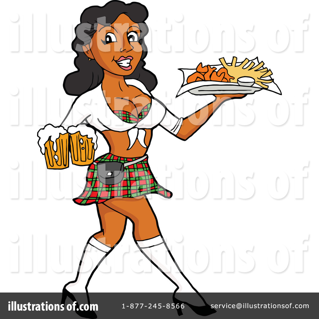 1024x1024 Waitress Clipart