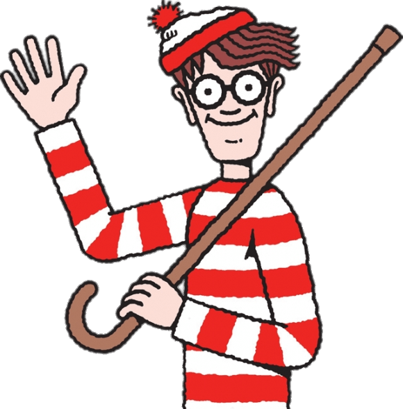580x589 Wally With Walking Stick Transparent Png