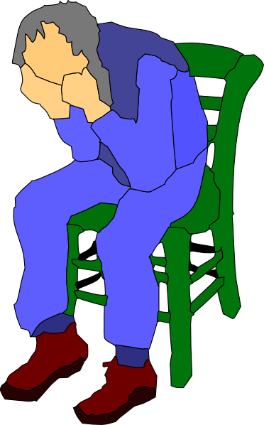 372x598 Man Sitting On A Chair Clip Art Free Vector 4vector