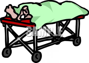 350x250 Royalty Free Clipart Image Dead Person With A Toe Tag On A Morgue