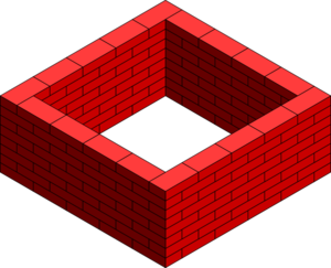 300x243 Brick Wall Square Clip Art Clipart Panda