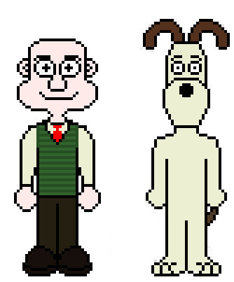 334x403 Pixel Wallace And Gromit By Tardis99