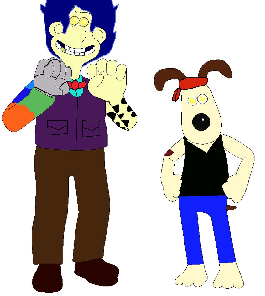 846x945 Shadow Wallace And Shadow Gromit By Sandowkatie