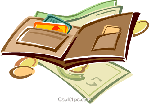 480x338 Wallet Royalty Free Vector Clip Art Illustration Vc014429