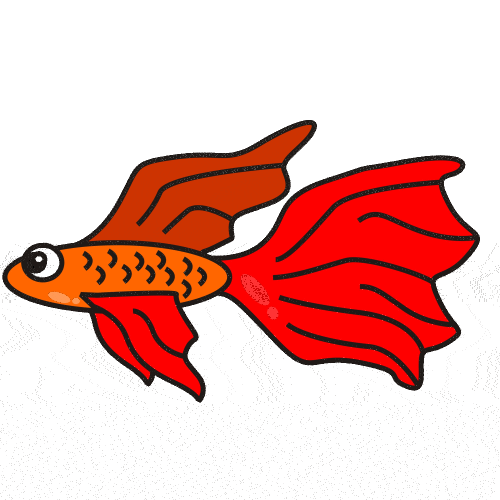 500x500 Red Fish Clipart