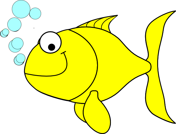 600x460 Fish Clipart Fish Yellow Clip Art