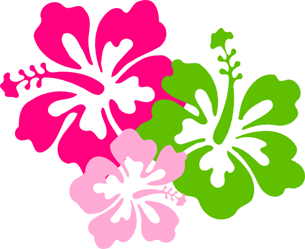 600x490 Green Birthday Wallpaper Hibiscus Pink Green Clip Art