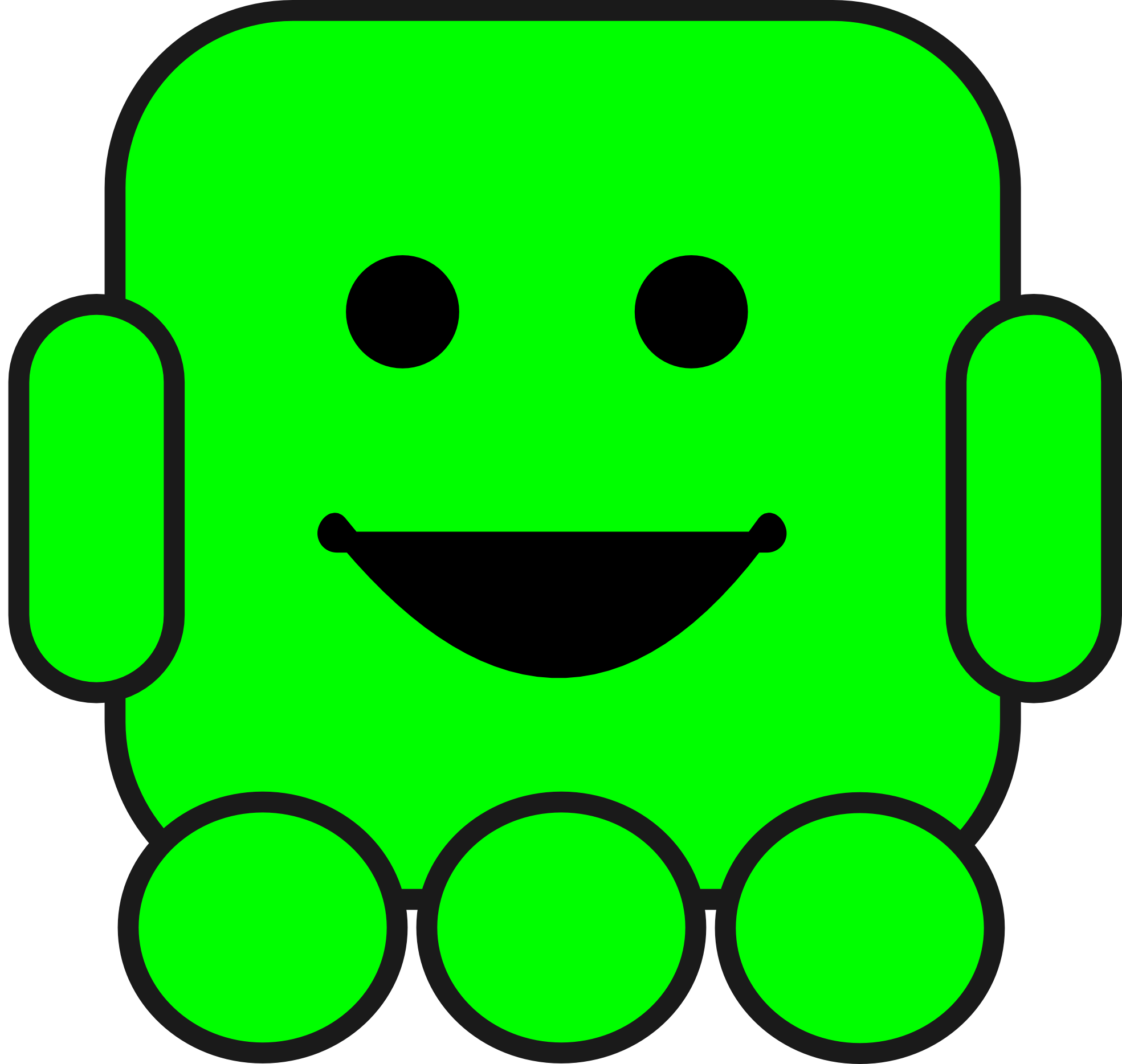 1969x1868 Clip Art Friendly Robot Wallpaper Art Geometry