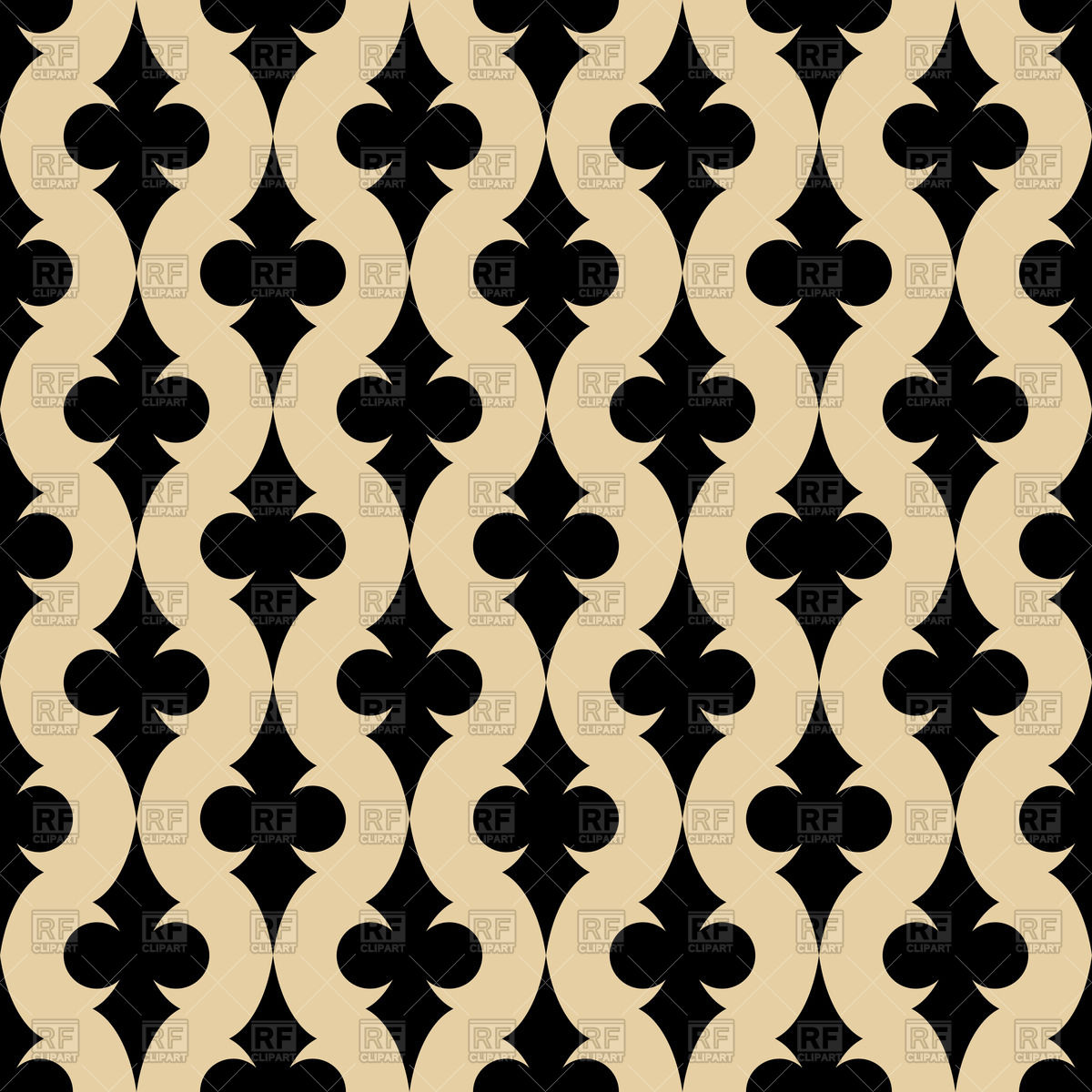 1200x1200 Black And Brown Seamless Wavy Patterns