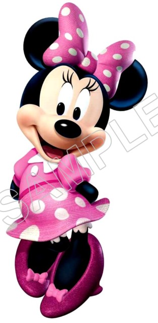 314x640 Minnie Mouse Pink T Shirt Iron On Transfer Decal