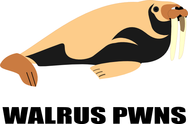 600x396 Walrus Pwns Clip Art
