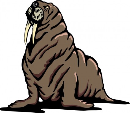 425x371 Clip Art Gtgt Walrus 2 Clipart Panda