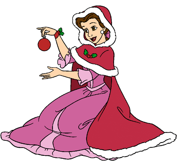 600x544 Disney Cinderella Christmas Clipart