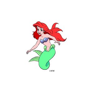 300x300 Disney Clipart Galore Walt Disney The Little Mermaid Clipart Page