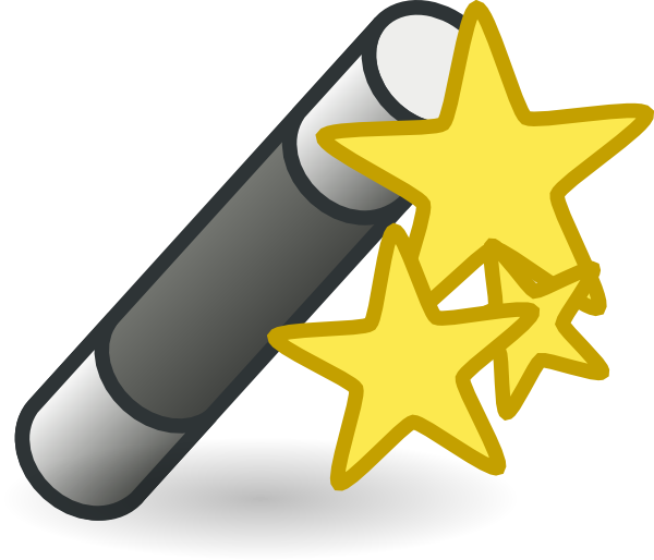 600x514 Wand With Stars Clip Art Free Vector 4vector