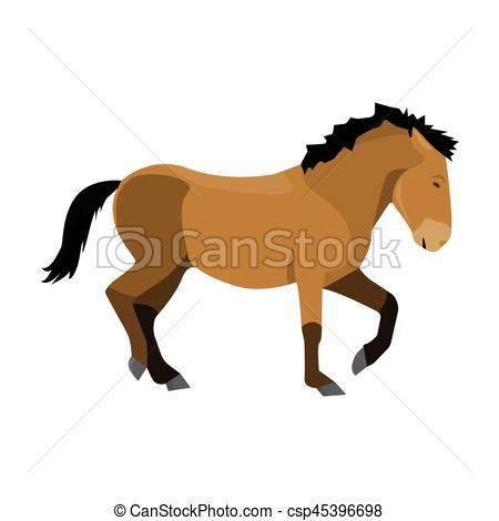 450x470 Mongolian Horse. Vehicle Ancient Mongolov In The Eps Vectors