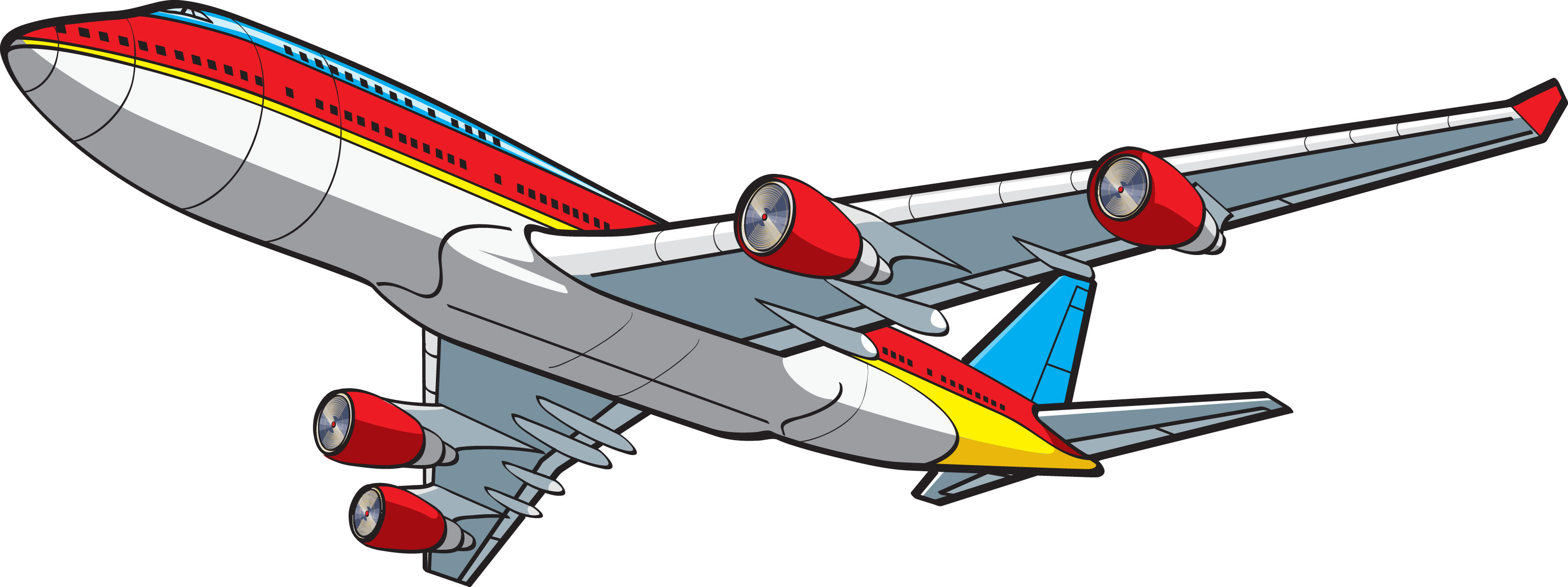 3072x1151 Plane Clipart