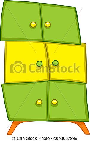 303x470 Cartoons Wardrobe. Cartoon Home Furniture Wordrobe Isolated Eps