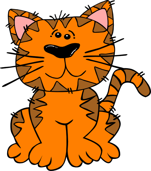 528x599 Cat Cliparts Detailed