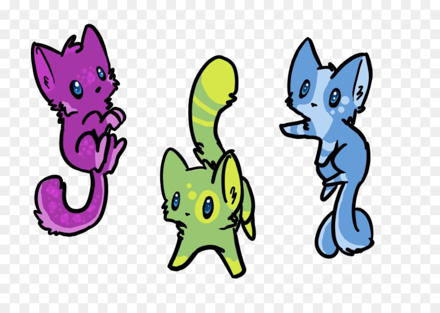 900x640 Cat Kitten Drawing Cartoon Clip Art