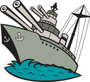 300x275 Freehand Drawn Cartoon Cannon Firing Royalty Free Stock Image