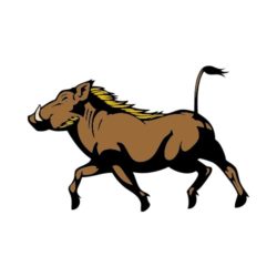 250x250 Cheetah Side Bw Clip Art