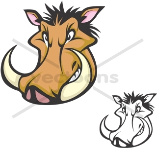 320x302 Angry Warthog Pig