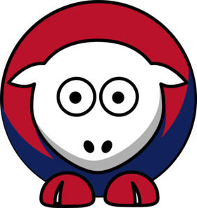 282x297 Sheep Washington Nationals Colors Clip Art