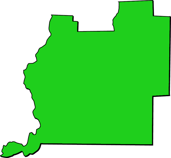 600x553 Washington County, Clipart Style Maps In 50 Colors