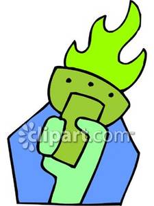 225x300 Monument Clipart Torch