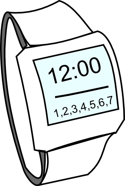 402x600 Hand Watch Clip Art