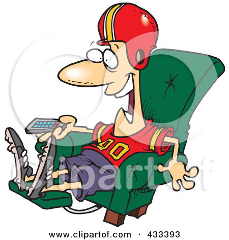 450x470 Watch Football Clipart