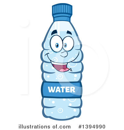 400x420 Water Bottle Clipart Cartoon