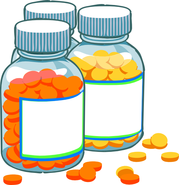 576x597 Blank Medicine Bottles Clip Art At Clker Com Vector Clip Art
