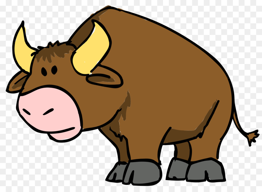 900x660 Cartoon Bull Drawing Clip Art