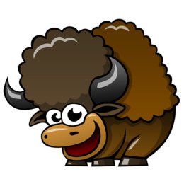 260x260 Free Download Water Buffalo Bison T Shirt Paper Cartoon