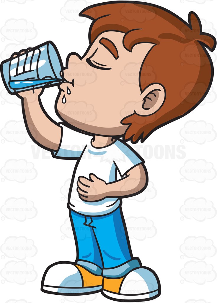 735x1024 Collection Of Drink A Lot Of Water Clipart High Quality