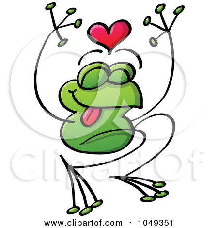 450x470 Love Frogs Clipart