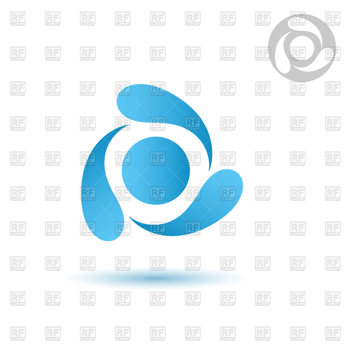 1200x1200 Water Cycle Icon Royalty Free Vector Clip Art Image