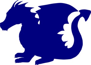 297x213 Blue Dragon Clipart