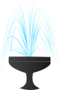 195x298 Water Fountain Clip Art